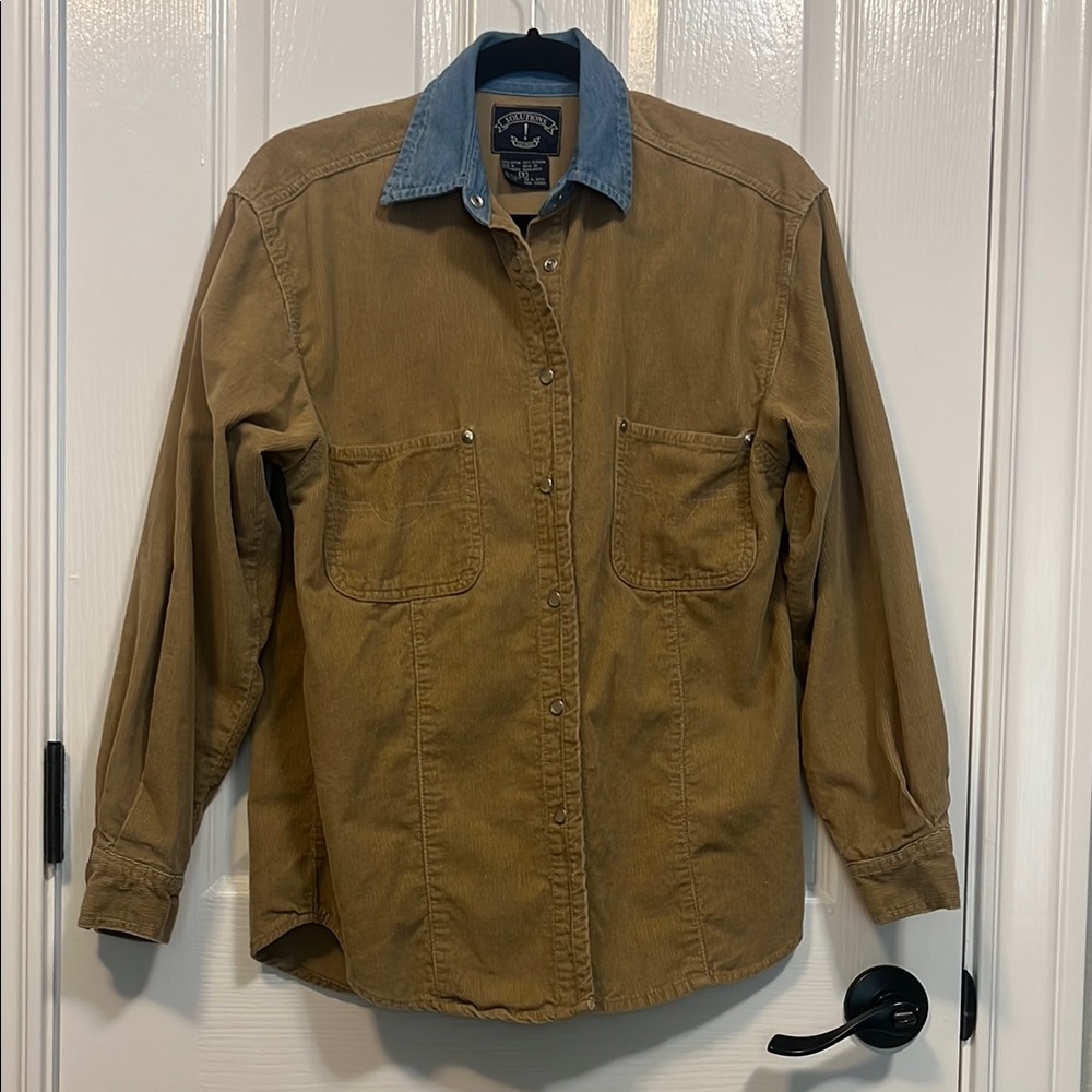 Vintage Corduroy and Denim Work shirt or Light Jacket